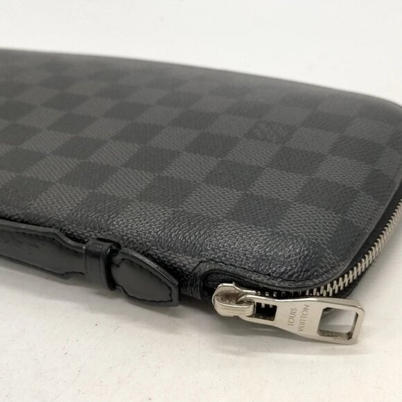 Louis Vuitton LV Long Wallet Black Damier Graphite 350-081925 - Picture 4 of 9